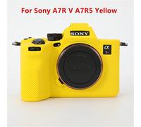 Étui en silicone souple pour appareil photo Sony A7R4 A7R5 A7figured A7R3 A7Inter A7ltA7R II III IV V figuré - Type A7R5 A7R V Yellow