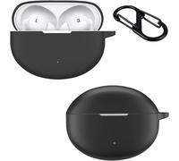 Étui En Silicone Souple Pour Oneplus Nord Buds 3 Pro (2024) - Protection Anti-Rayures Noir Avec Mousqueton
