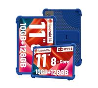 Étui en silicone souple pour tablette Ainmel 11" avec couverture complète, anti-chocs, anti-rayures, support réglable