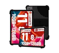 Étui en silicone souple pour tablette Ainmel 11" avec couverture complète, anti-chocs, anti-rayures, support réglable