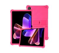 Étui en silicone souple pour tablette Blackview MEGA 2 12" avec couverture complète, anti-chocs, anti-rayures, support réglable, rose