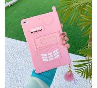 Étui en silicone souple pour, tablette, support, mignon, coeur d'amour, pour enfants filles - For Mini 123 - cas et pendentif