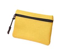 Étui en tissu Oxford pour clés de voiture - Fermeture éclair - Petite pochette souple pour pièces de monnaie - Sac à maquillage en tissu Oxford - Porte-monnaie portable - Pour cartes de crédit, clés