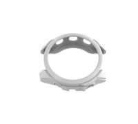 Étui en TPU texturé cuir blanc pour Garmin Forerunner 965