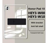 Étui en TPU transparent HD pour Honor Pad 10 12.1 "Pad 9 MagicPad 2 GT Pro 12.3 tablette GT 11.5 2025 X9a V9 11.5 X8a X9 avec couvercle de support noir