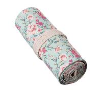 Étui enroulable, porte-pinceaux en toile pour un rangement protecteur, conception à accès facile, idéal pour les voyages, organisateur de