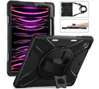 Étui eSTUFF AUSTIN Defender pour iPad Pro 13 (2024) avec dragonne et bandoulière