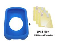 Étui Et Film Hd En Silicone Pour Garmin Edge 540 Et Edge 840,Housse De Protection D'écran Pour Ordinateur Gps Garmin Edge 540 - Type Blue 3pcs Film