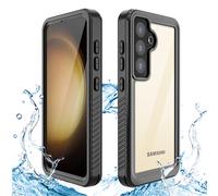 Étui étanche Allytech compatible avec Samsung Galaxy S24 - IP68, résistant aux chocs, protection d'écran intégrée, anti-rayures, noir