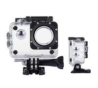 Étui étanche Compatible avec AKASO EK7000/Apexcam M80AIR/Pro Xtreme/SJCAM SJ4000/Dragon Touch Vision3 YF, boîtier étanche pour caméra d'action avec même Position de Bouton (Regarder la vidéo