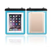 Étui étanche en PVC robuste pour tablettes, idéal pour le rafting, la plage et les fêtes à la piscine (bleu)