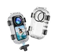 Étui étanche pour appareil photo Insta360 X6, 60 m - Boîtier étanche avec interface magnétique à dégagement rapide pour accessoires Insta360 X6