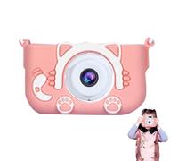 Étui Étanche pour Appareil Photo pour | Protecteur Résistant Aux Chocs en Forme De Chat | Étui De Dessin Animé avec Plusieurs Accessoires | De Protection Durable pour Filles, Voyage Et F