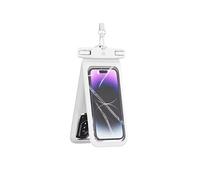 Etui Etanche pour Smartphone 7" Double Poche IP68 Blanc