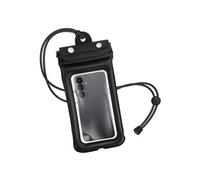 Etui Etanche pour Téléphone jusqu'à 6.8 pouces Tactile Cordon Réglable Noir