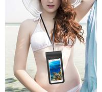 Étui étanche pour téléphone portable avec écran tactile, résistant à l'eau, idéal pour les aventures aquatiques en plein air. Cordon tour de