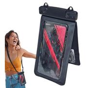 Étui étanche pour téléphone portable, étui étanche pour téléphone, sac étanche pour téléphone portable double espace - Protection de support de téléphone sous-marin IPX8 pour les voyages, la natation