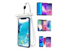 Étui étanche pour téléphone portable - TPU pour téléphones portables de 6,8 pouces | Coque transparente flottante, étanche et étanche à la poussière | Protection sûre pour téléphone portable à écran