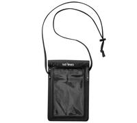 Tatonka WP Neck Pouch Pochette étanche pour téléphone Portable avec Cordon Tour de Cou et fenêtre Transparente pour écran Tactile IPX7 21 x 14 cm (Noir)