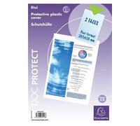 Etui Exacompta - Sachet de 10 étuis PVC Premium Simples A3