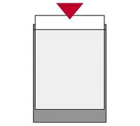 Etui Exacompta - Sachet de 10 étuis PVC simples A4