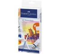 Faber-Castell Étui 12 peintures aquarelles multicolore G