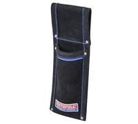 Étui Faithfull pour Niveau d'échafaudage - Noir, 270 mm x 90 mm | Étui à poche unique pour niveau à bulle et petits outils avec passant de ceinture, pour charpentiers, couvreurs et menuisiers