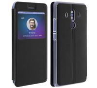 Coque et étui téléphone mobile Avizar Etui Fenêtre Huawei Mate 10 Pro Support Coque Rigide Noir