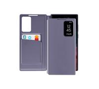 Avizar Étui fenêtre pour Samsung Galaxy S22 Ultra avec clapet porte‑carte Lavande