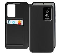 Avizar Étui fenêtre pour Samsung Galaxy S25 Plus Clapet porte-carte Noir