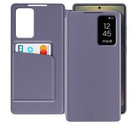 Avizar Étui fenêtre pour Samsung Galaxy S25 Ultra avec clapet porte-carte Lavande