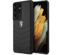 Ferrari, Étui Scuderia Compatible pour, Samsung Galaxy S21 Ultra Noir