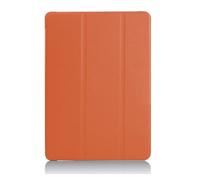 Étui Fin Compatible avec Samsung Galaxy Tab S2 9,7" T810/T815/T813/T819 léger à Trois Volets Support de Protection, Fonction Veille/réveil Automatique(Orange)