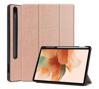 Étui fin et léger pour Samsung Galaxy Tab S7+ 12,4 pouces, compatible avec la tablette Samsung Galaxy Tab S7+. Coque de protection intelligente en