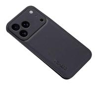 Étui Fin pour IPhone 17/17 Pro/17 Air/17 Pro Max, en Cuir, Protection Intégrale De L'objectif, Texture Litchi, Antichoc,17pro,Black