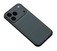 Étui Fin pour IPhone 17/17 Pro/17 Air/17 Pro Max, en Cuir, Protection Intégrale De L'objectif, Texture Litchi, Antichoc,17pro,Green