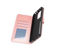 Etui Fleurs Mandala pour Xiaomi Redmi Note 13 4G Portefeuille Dragonne Rose