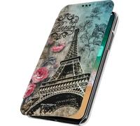 Housse iPhone X / XS Etui Coque Portefeuille Paris Champs Élysées Akashi