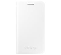 Samsung Étui Folio Slim pour Galaxy J1 J100 Élégant et Finesse Blanc