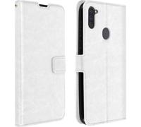 Etui Flip Stand Portefeuille & Stand pour Galaxy A11 - Blanc
