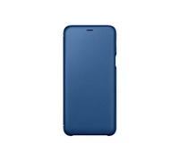 Samsung Portefeuille à Rabat pour Samsung Galaxy A6+ 2018 Bleu