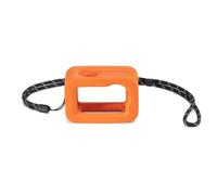 Étui Flottant Compatible avec DJI Osmo Action 3/4/5 Pro - Accessoire de Protection Contre l'eau Orange Vif avec dragonne