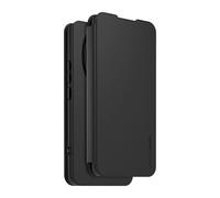 Made For Xiaomi Étui folio pour Redmi Note 15 4G et 5G Dragonne amovible Porte-carte Noir