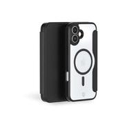 Etui Folio Renforcé Forcecase compatible MagSafe pour iPhone 16 Plus Noir