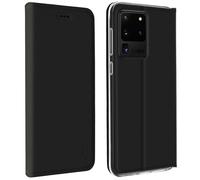 Étui folio avec porte carte pour Galaxy S20 Ultra - Noir - Akashi