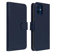 Etui pour iPhone 12 / 12 Pro Folio Intégrale Porte-carte Fonction Support Bleu