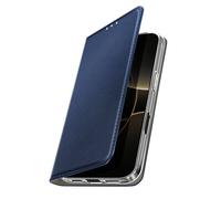 Étui Folio - AVIZAR - iPhone 17 Pro - Similicuir Bleu nuit - Porte-cartes - Support Vidéo