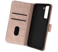 Étui folio - AVIZAR - Samsung Galaxy S21 FE - Rose Gold - Fonction Support vidéo - Aimanté