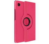 Etui folio pour Samsung Galaxy Tab A9 Support rotatif Paysage Portrait rose