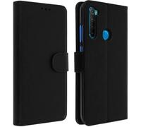 Étui folio - AVIZAR - Xiaomi Redmi Note 8 - Housse Intégrale - Support Vidéo - Noir